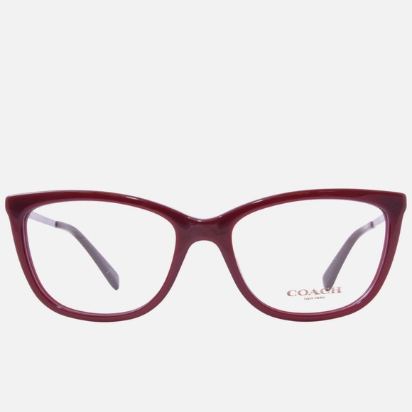 👓 Coach 5509 prescription replacement frames of blood red - Picture 5 of 15